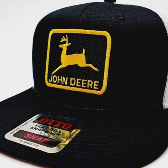 Accessories | John Deere Embroidered Patch Flat Bill Trucker  display picture 3